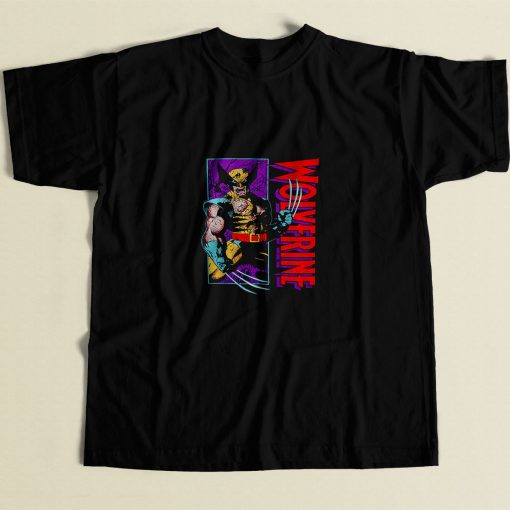 Jim Lee Vintage Wolverine 80s Mens T Shirt