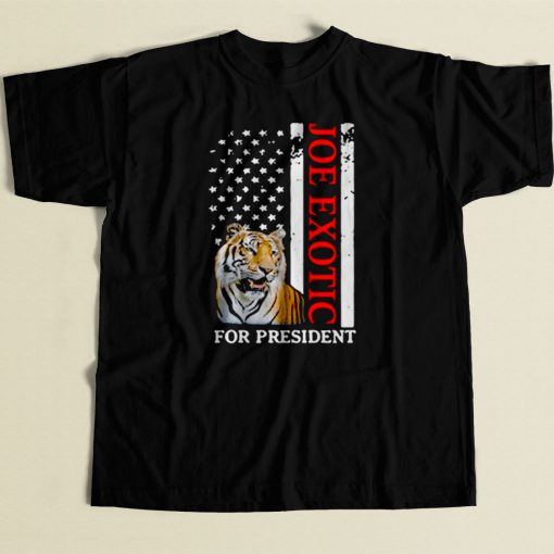 Joe Exotic Tiger King For President 80s Mens T Shirt