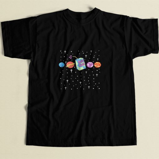 Juice Box Space Galaxy 80s Mens T Shirt