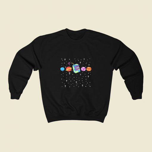 Juice Box Space Galaxy 80s Sweatshirt Style