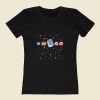 Juice Box Space Galaxy 80s Womens T shirt