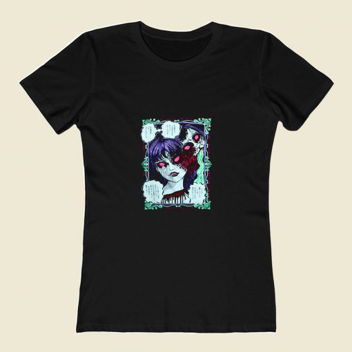 Junji Ito Tomies True Beauty 80s Womens T shirt