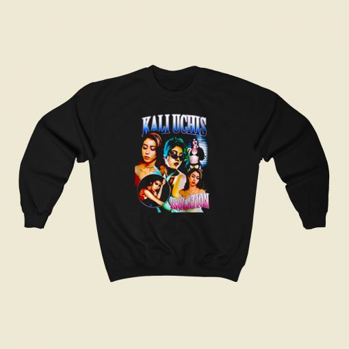 Kali Uchis Isolation Gril Rapper 80s Sweatshirt Style