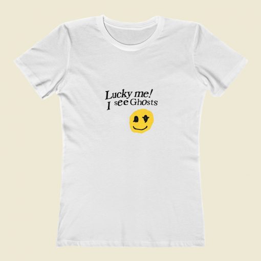 Kanye West Lucky Me I See Ghosts Classic Women T Shirt