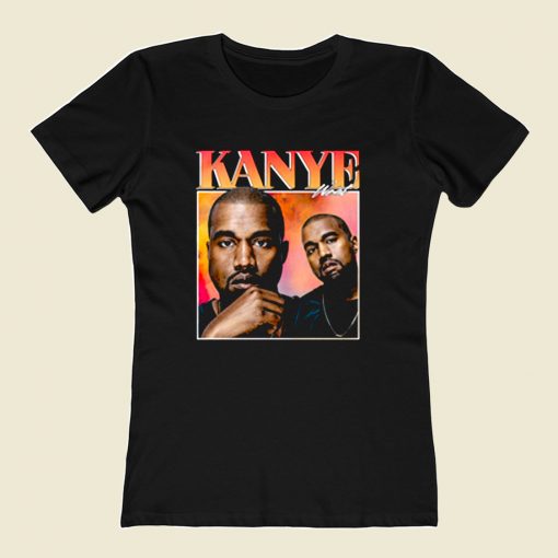 Kanye West Retro 80s Womens T shirt