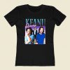 Keanu Reeves Homage 80s Womens T shirt