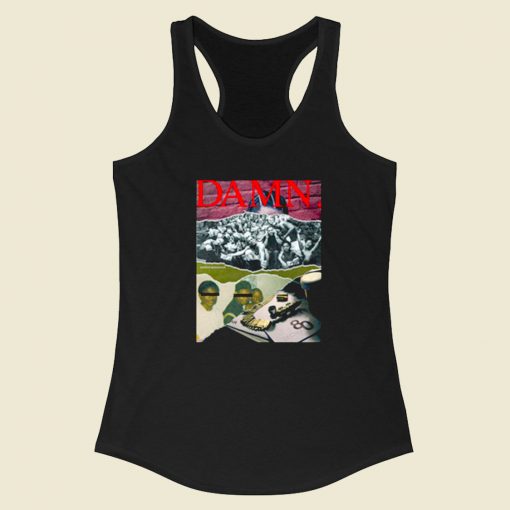 Kendrick Lamar Album Collage Racerback Tank Top