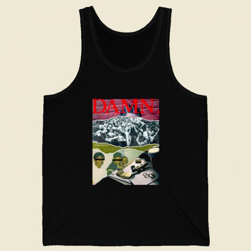 Kendrick Lamar Album Collage Retro Mens Tank Top