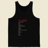 Kendrick Lamar Damn Songlist Retro Mens Tank Top