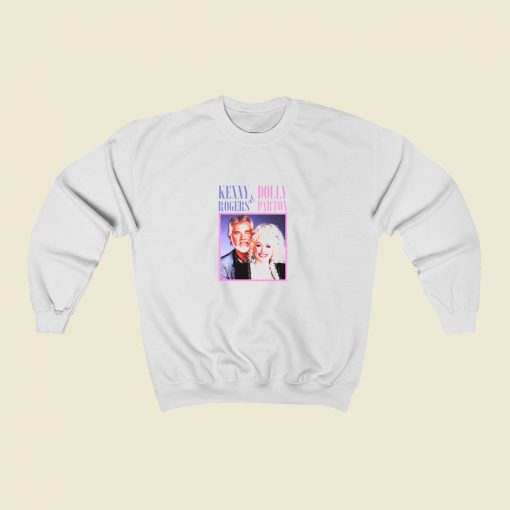 Kenny Rogers And Dolly Parton Sweatshirt Street Style