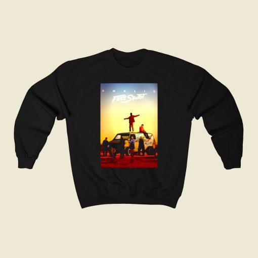 Khalid Free Spirit World Tour 80s Sweatshirt Style