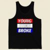 Khalid Young Dumb Broke Retro Mens Tank Top