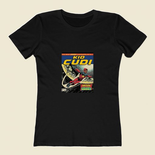 Kid Cudi Man On The Moon 80s Womens T shirt