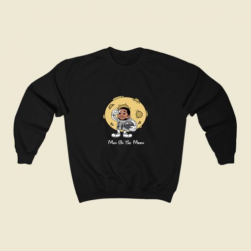 Kid Cudi Man On The Moon Black 80s Sweatshirt Style