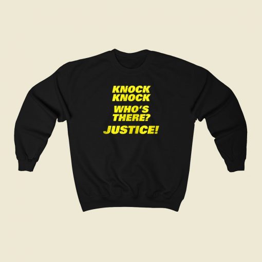 Knock Knock Whos There Justice Brooklyn 99 80s Sweatshirt Style