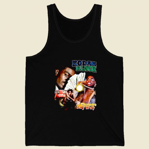 Kodak Black Chane My Way Retro Mens Tank Top