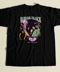 Kodak Black Heartbreak 80s Mens T Shirt