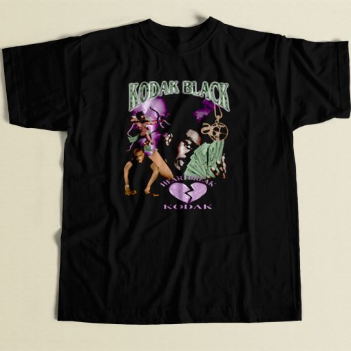 Kodak Black Heartbreak 80s Mens T Shirt