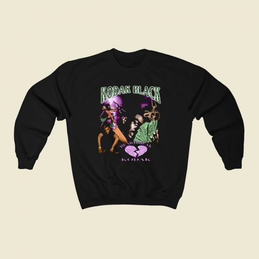 Kodak Black Heartbreak 80s Sweatshirt Style