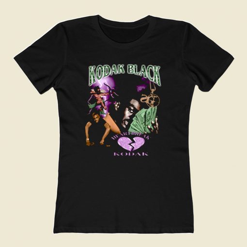 Kodak Black Heartbreak 80s Womens T shirt