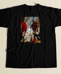 Lana Del Rey As Virgin Mary Pieta In Magnifice 80s Mens T Shirt