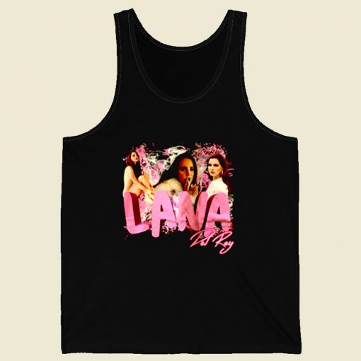 Lana Del Rey Bad Photoshoot Retro Mens Tank Top