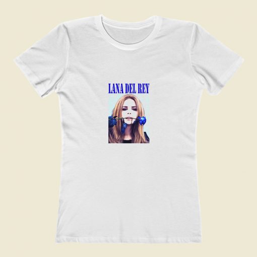 Lana Del Rey Blue Rose Classic Women T Shirt