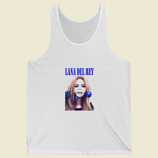 Lana Del Rey Blue Rose Summer Tank Top