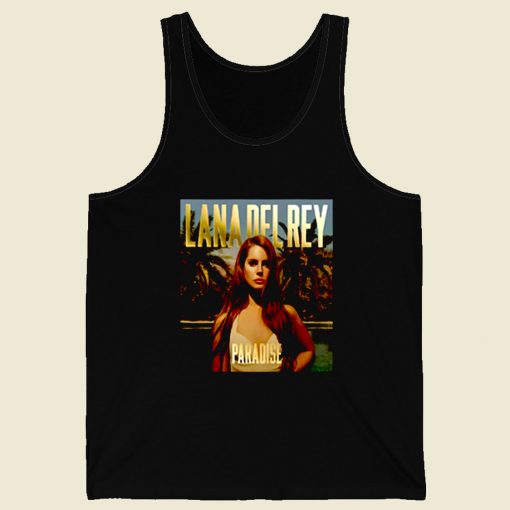 Lana Del Rey Paradise Retro Mens Tank Top