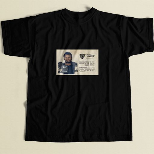 Larry Davis Wanted For Homicide 80s Mens T Shirt