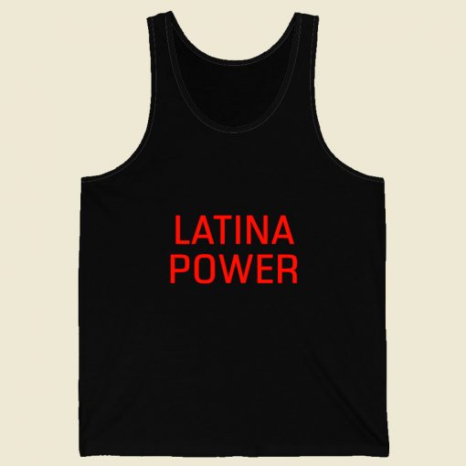 Latina Power Retro Mens Tank Top