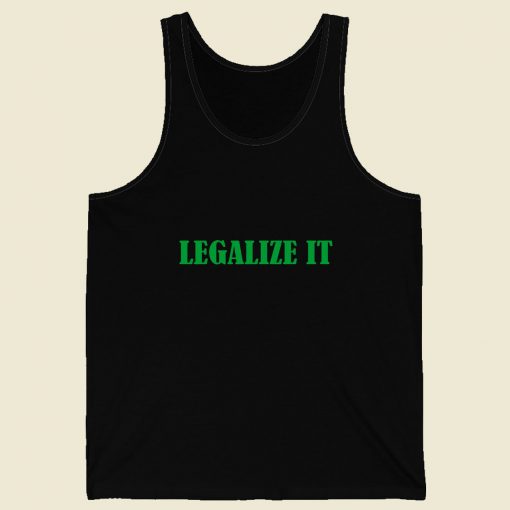 Legalize It Retro Mens Tank Top