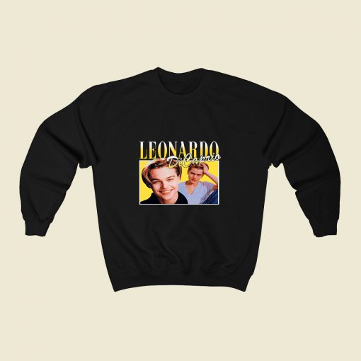 Leonardo Dicaprio 80s Sweatshirt Style