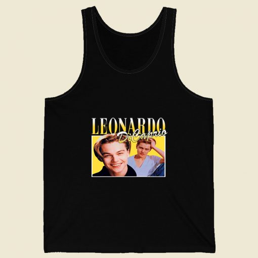 Leonardo Dicaprio Retro Mens Tank Top