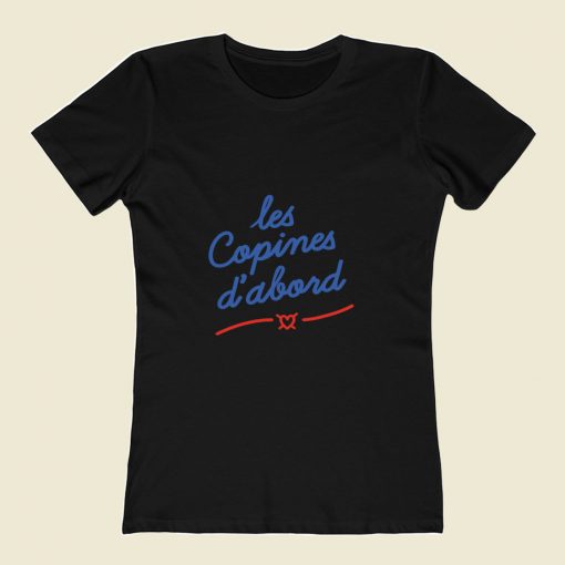 Les Copines Dabord 80s Womens T shirt