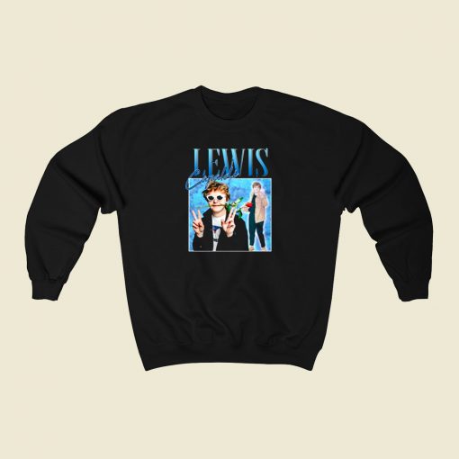 Lewis Capaldi Homage 80s Sweatshirt Style