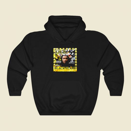 Lil B Rapper Black Flame Cool Hoodie Fashion