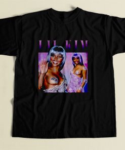 Lil Kim Girl Rapper 80s Mens T Shirt