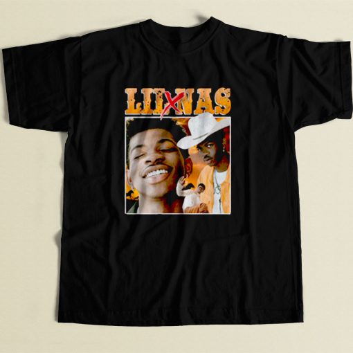 Lil Nas Retro Rapper 80s Mens T Shirt