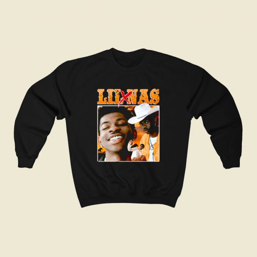 Lil Nas Retro Rapper 80s Sweatshirt Style