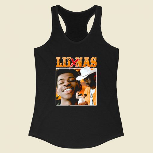 Lil Nas Retro Rapper Racerback Tank Top