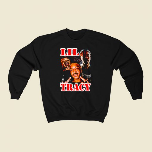 Lil Tracy Black Rapper 80s Sweatshirt Style