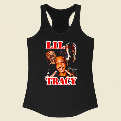 Lil Tracy Black Rapper Racerback Tank Top