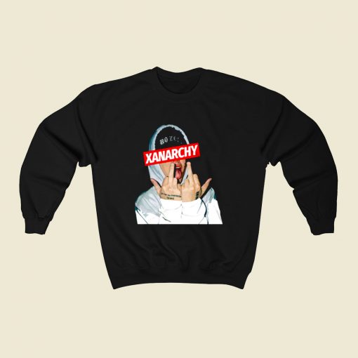 Lil Xan Xanarchy Betrayed 80s Sweatshirt Style