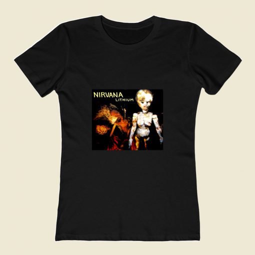 Lithium Song Nirvana 80s Womens T shirt