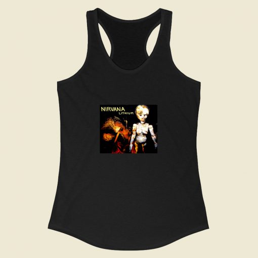 Lithium Song Nirvana Racerback Tank Top