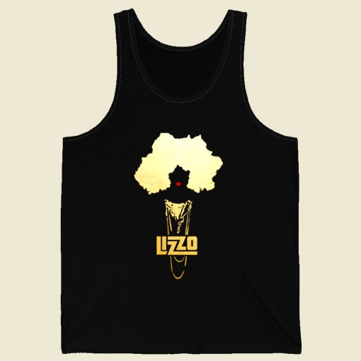 Lizzo Silhoute Retro Mens Tank Top