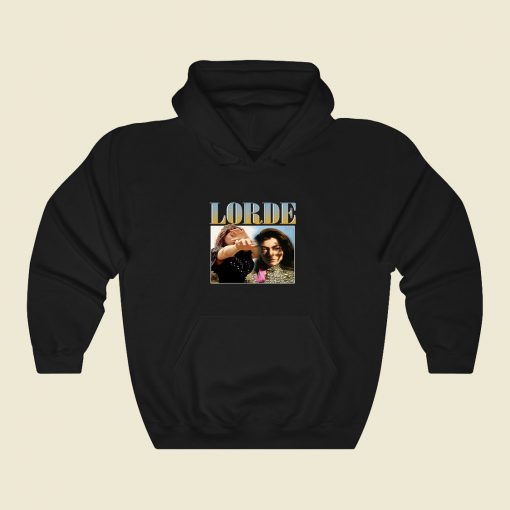 Lorde 90s Vintage Black Rapper Cool Hoodie Fashion