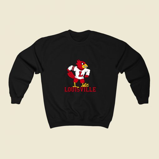 Louisville Cardinals 80s Sweatshirt Style