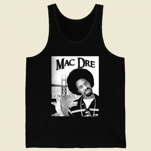 Mac Dre Hip Hop Rap Retro Mens Tank Top